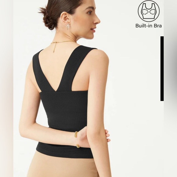 OGL NWT Plantive® Square Neck Brami Tank - Glossy Grape - L - Picture 2 of 7